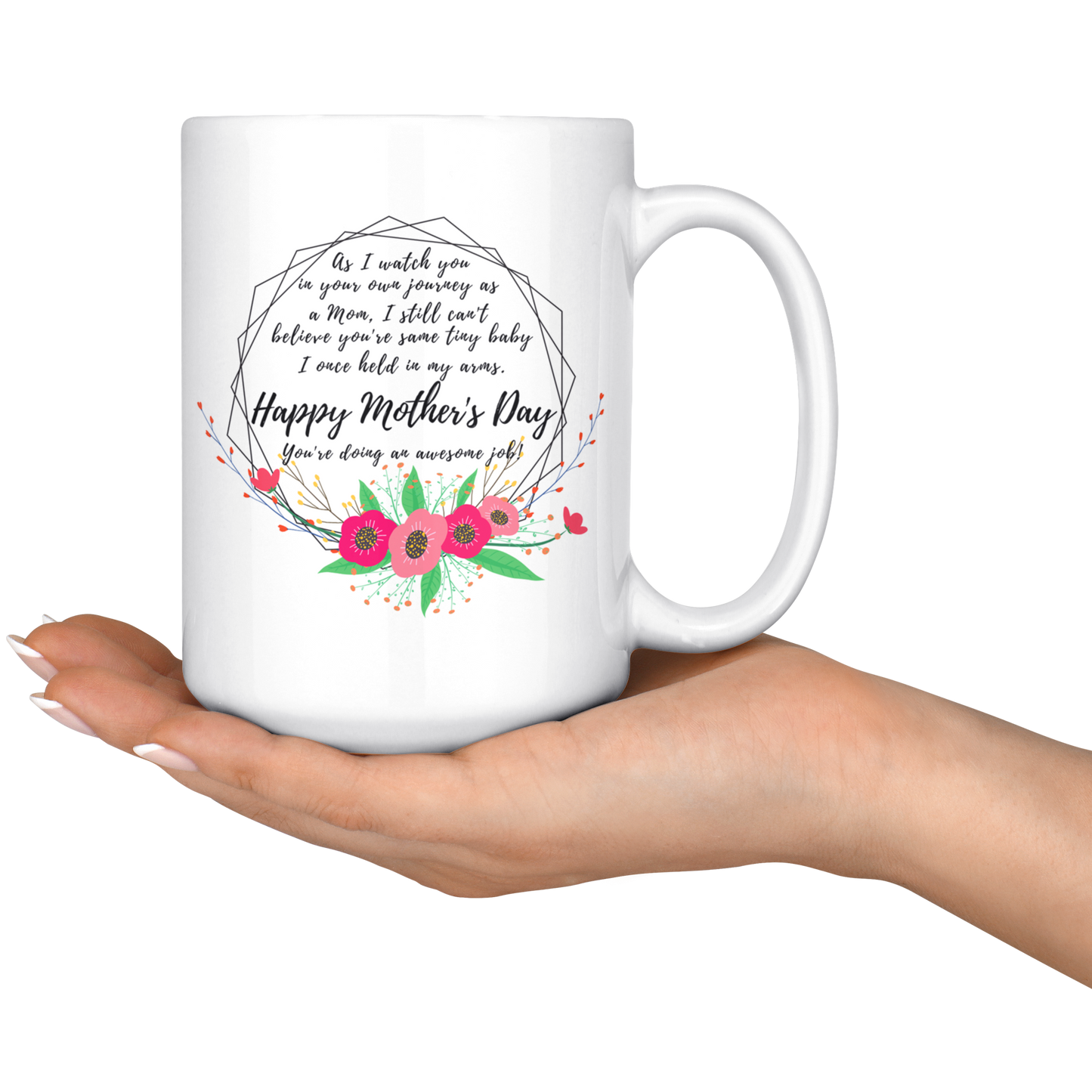 You're Doing an Awesome Job! Mother's Day Mug - Sentimental gift from Mom or Dad