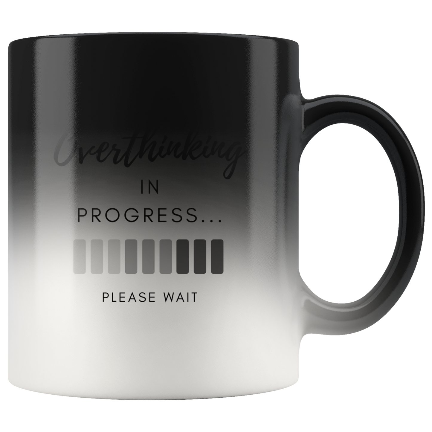 Overthinking in Progress...Please Wait - Colour-Changing 'Magic Mug'
