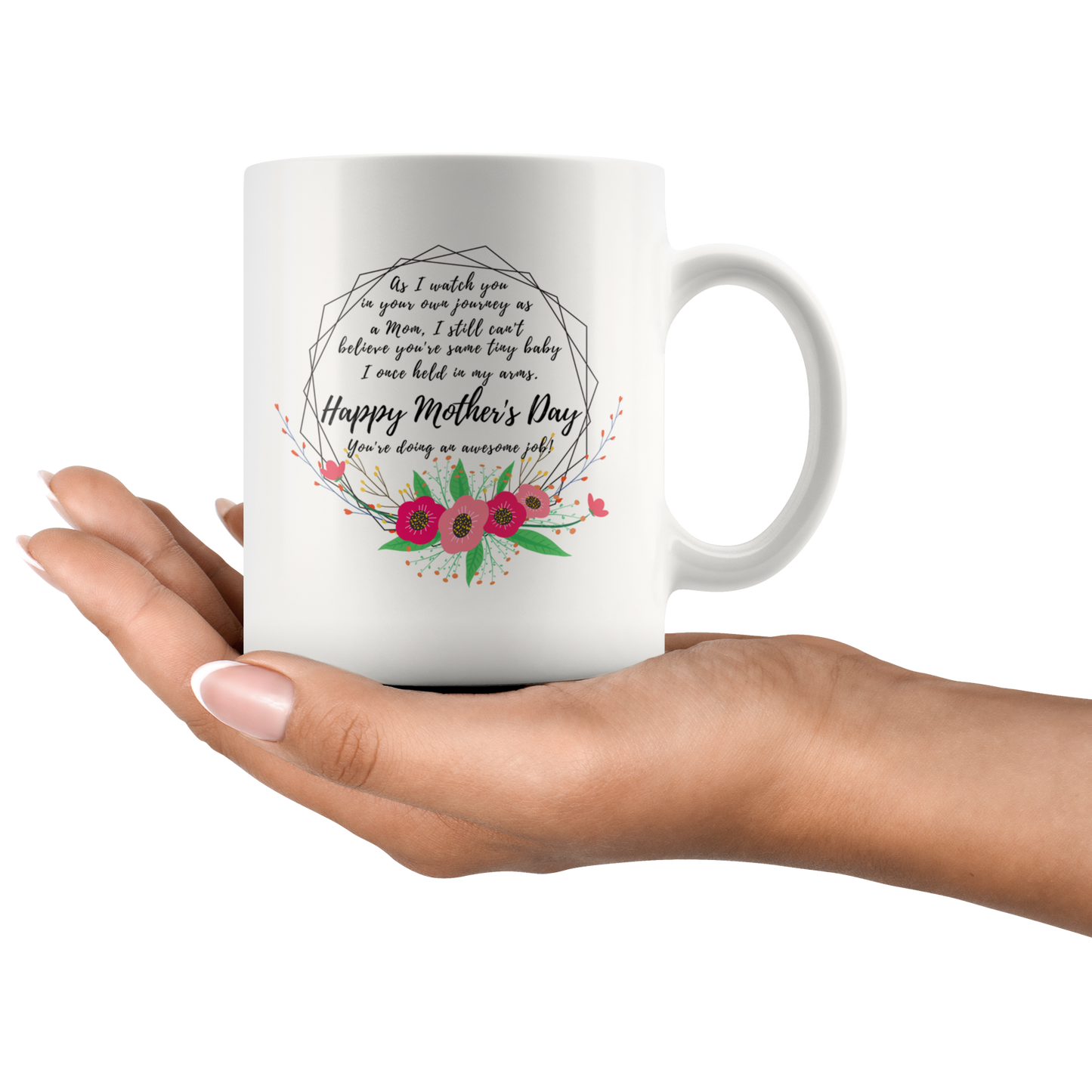 You're Doing an Awesome Job! Mother's Day Mug - Sentimental gift from Mom or Dad