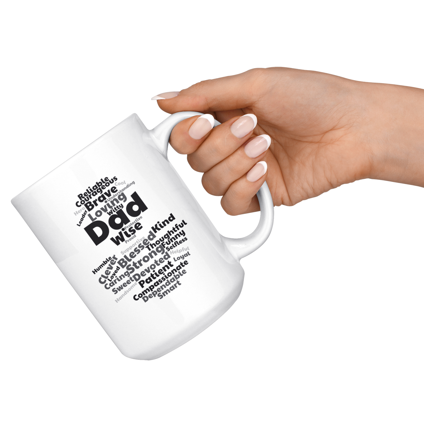 Dad Mug - 'On The Road' - Makes a great gift for Birthdays, Christmas, Father's Day or anytime!