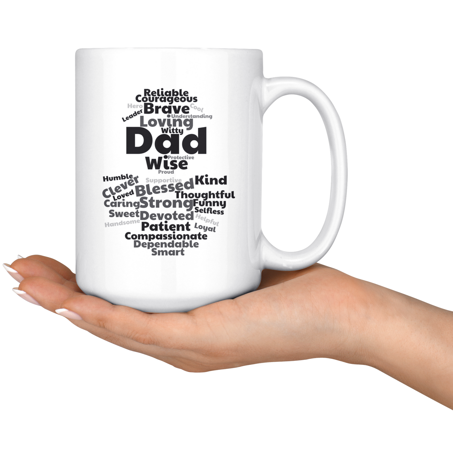 Dad Mug - 'On The Road' - Makes a great gift for Birthdays, Christmas, Father's Day or anytime!