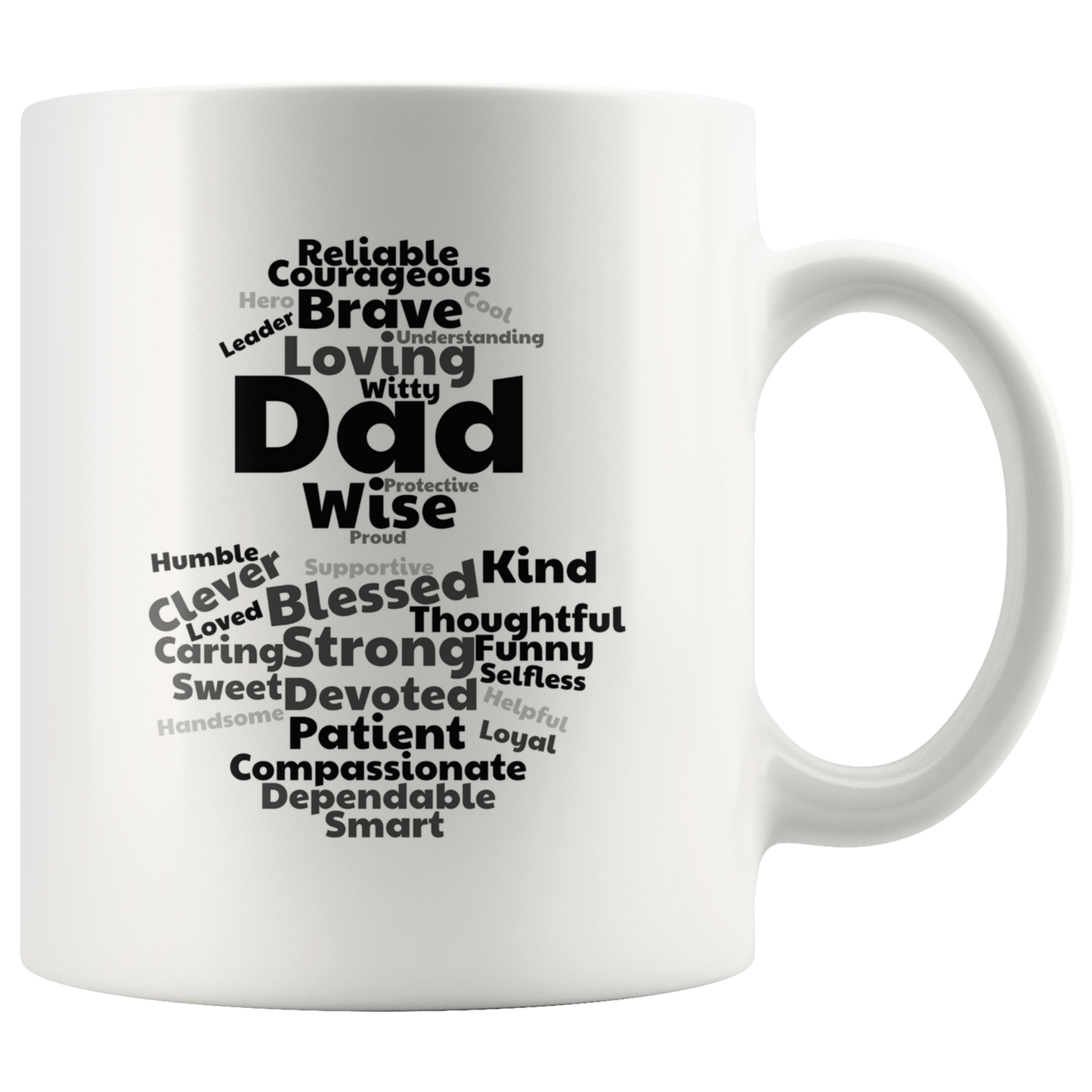 Dad Mug - 'On The Road' - Makes a great gift for Birthdays, Christmas, Father's Day or anytime!