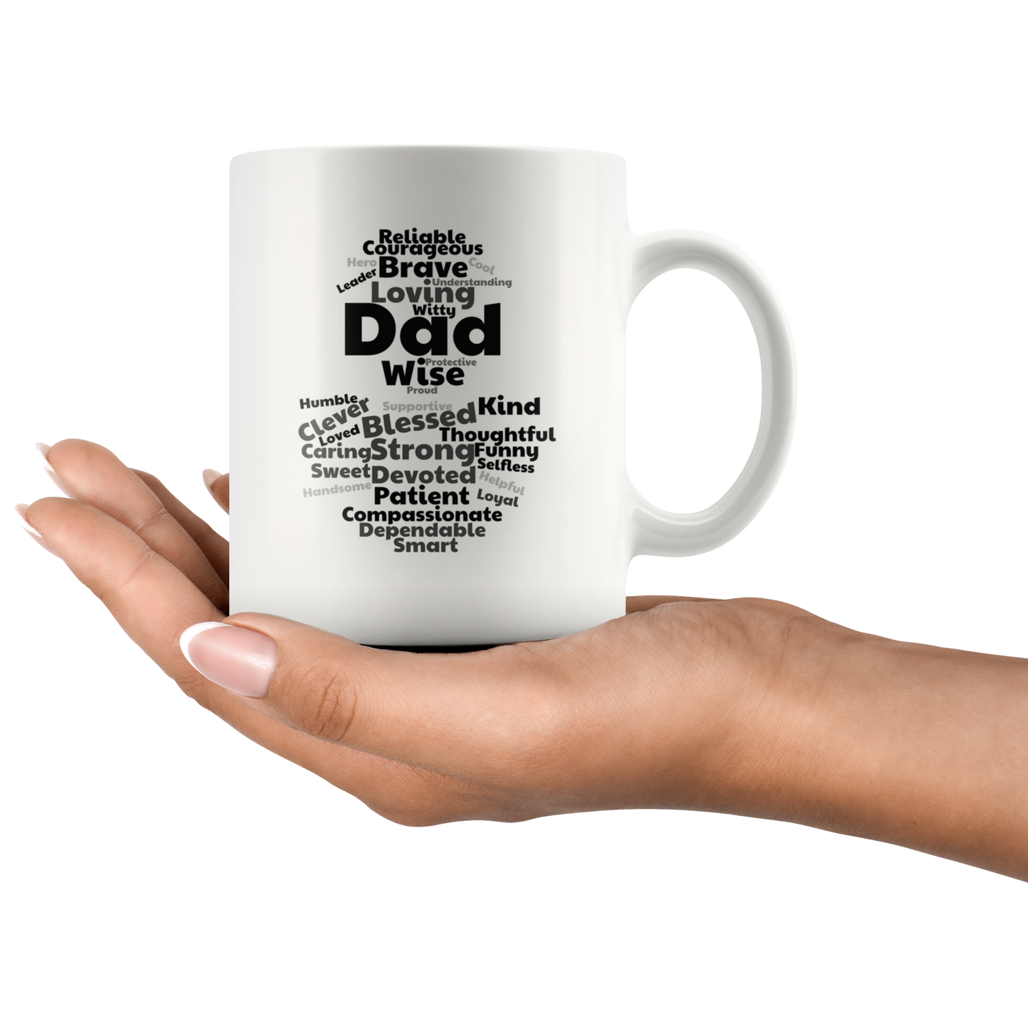 Dad Mug - 'On The Road' - Makes a great gift for Birthdays, Christmas, Father's Day or anytime!