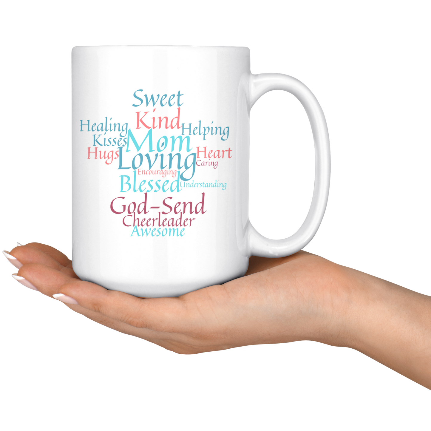 Mom Mug 'Sprinkles' - Makes a Great Gift for Birthdays, Christmas, Mother's Day or anytime!