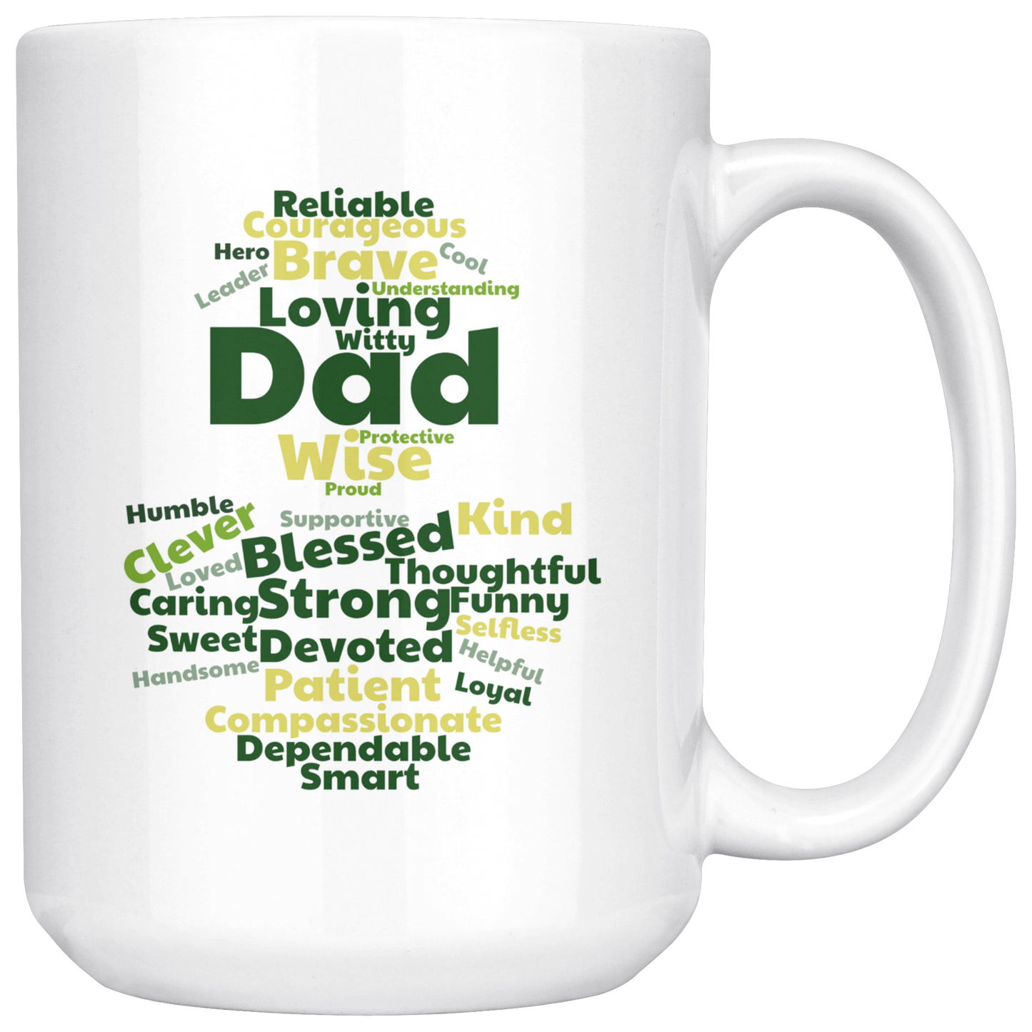 Dad Mug - 'Still Growing' - Makes a great gift for Birthdays, Christmas, Father's Day or anytime!