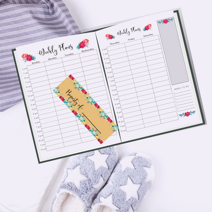 Printable Floral "Property of" Bookmark