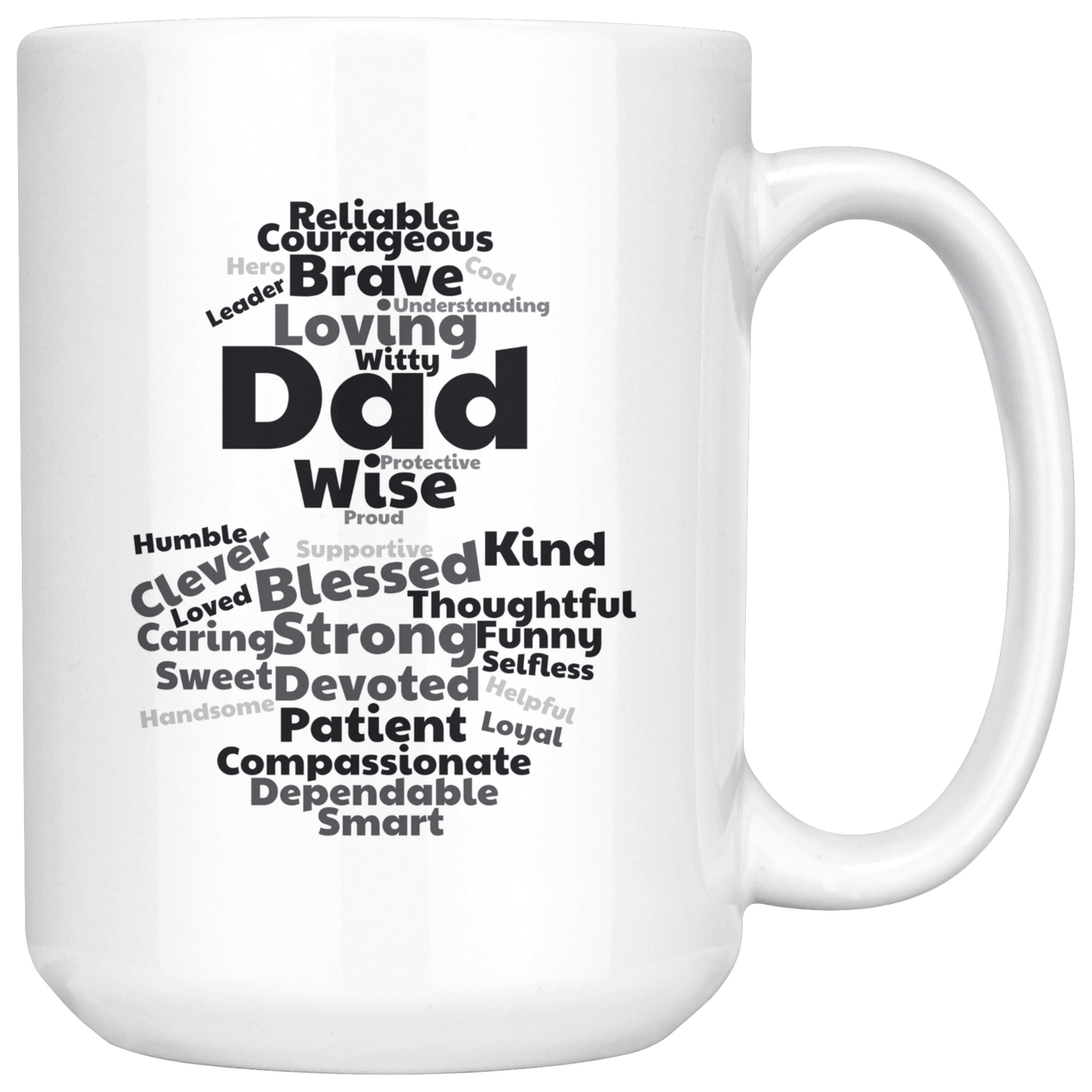 Dad Mug - 'On The Road' - Makes a great gift for Birthdays, Christmas, Father's Day or anytime!