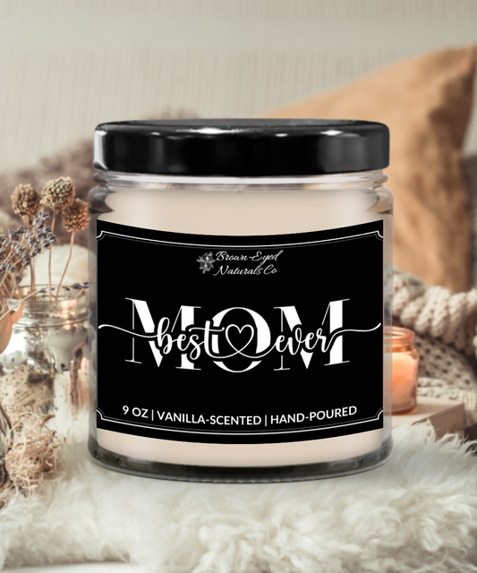 Best Mom Ever Candle - Black