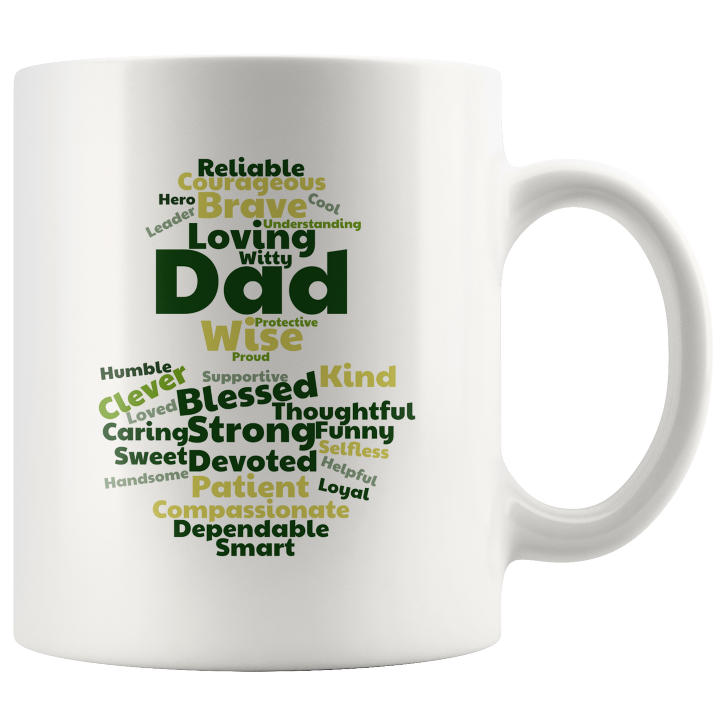 Dad Mug - 'Still Growing' - Makes a great gift for Birthdays, Christmas, Father's Day or anytime!