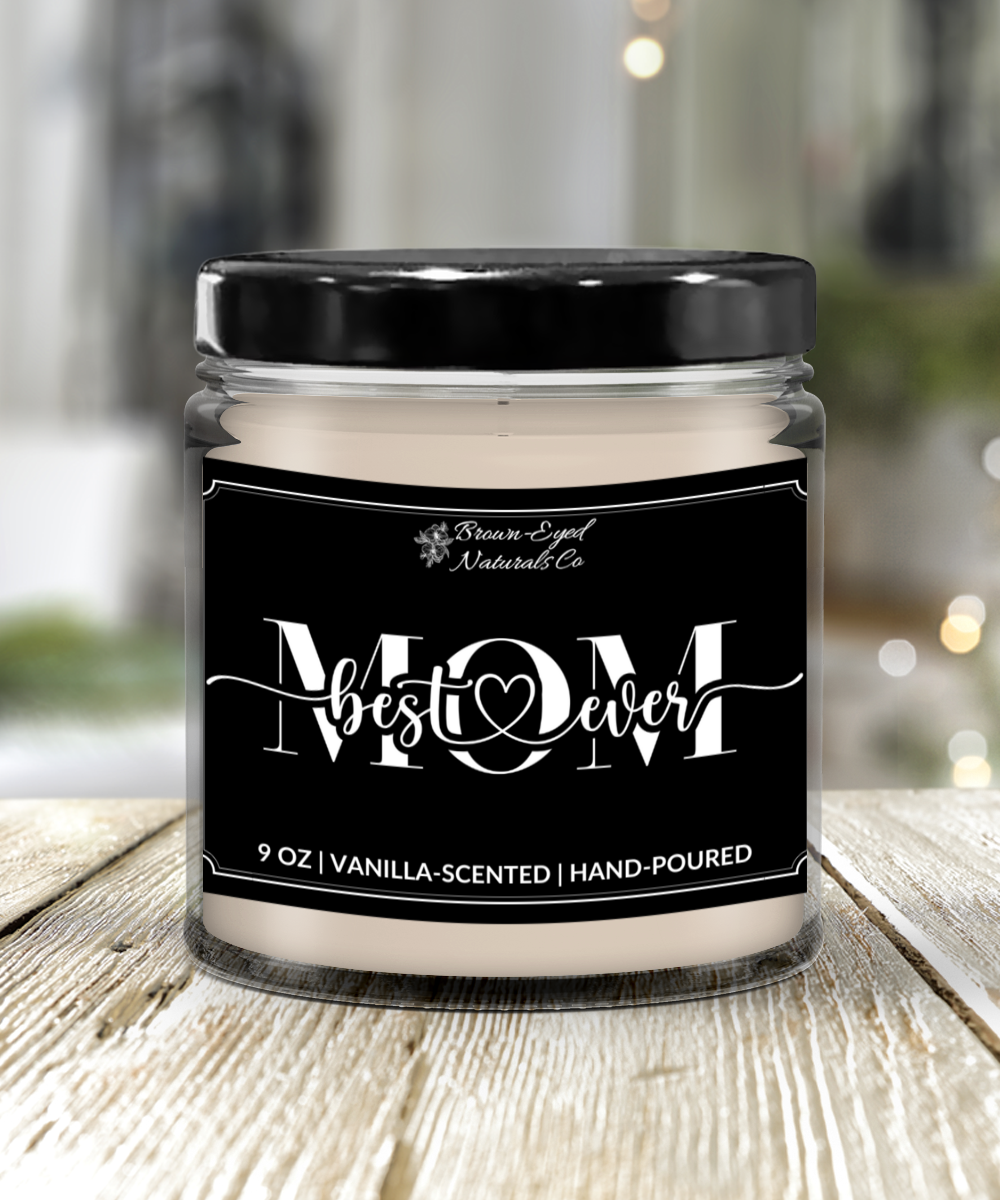 Best Mom Ever Candle - Black