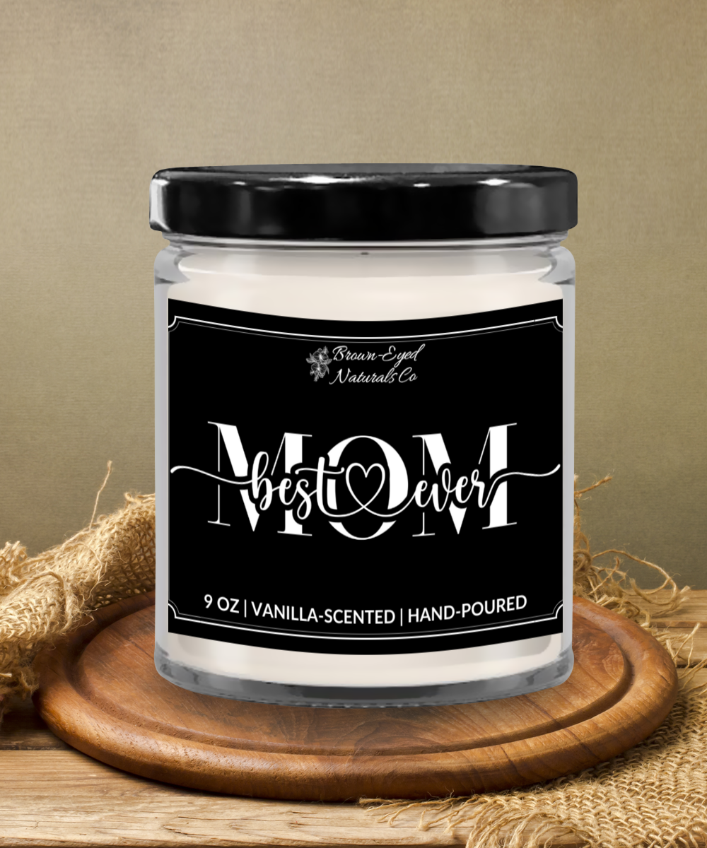 Best Mom Ever Candle - Black