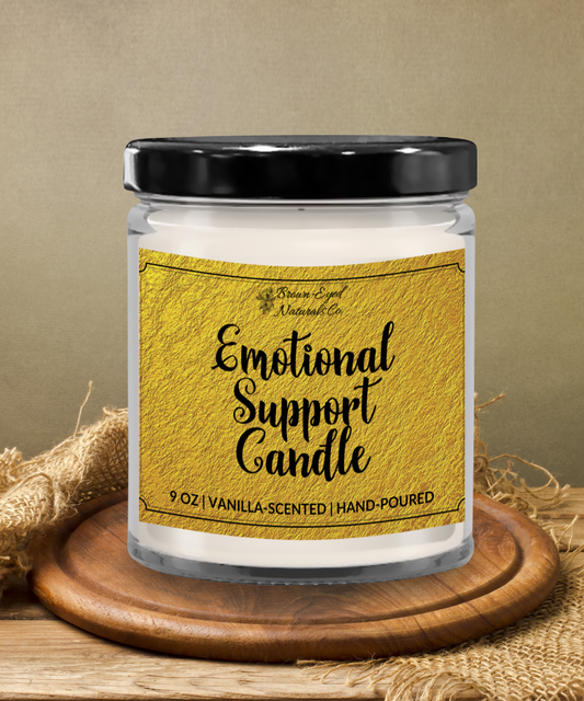 'Emotional Support' Candle - Gold