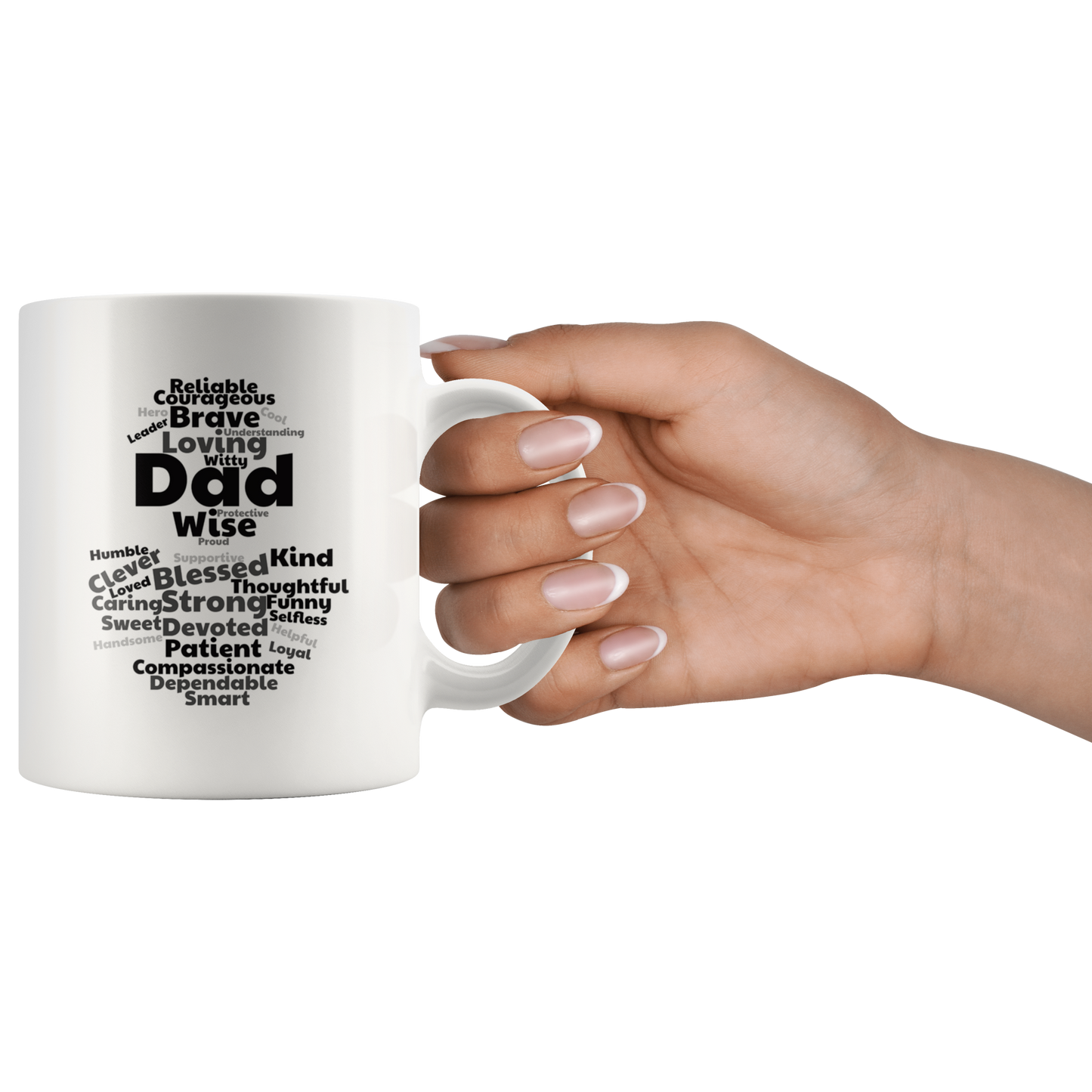 Dad Mug - 'On The Road' - Makes a great gift for Birthdays, Christmas, Father's Day or anytime!