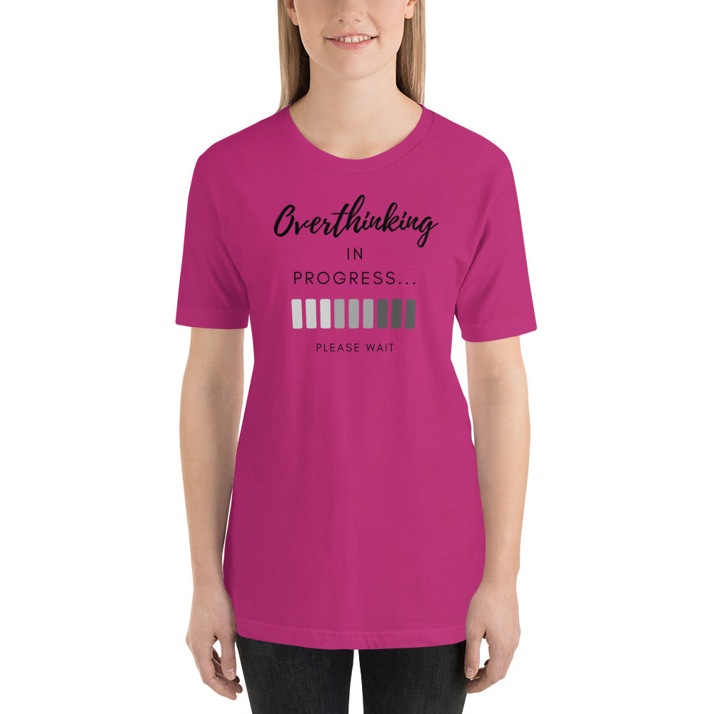 'Overthinking in Progress' Short-Sleeve T-Shirt