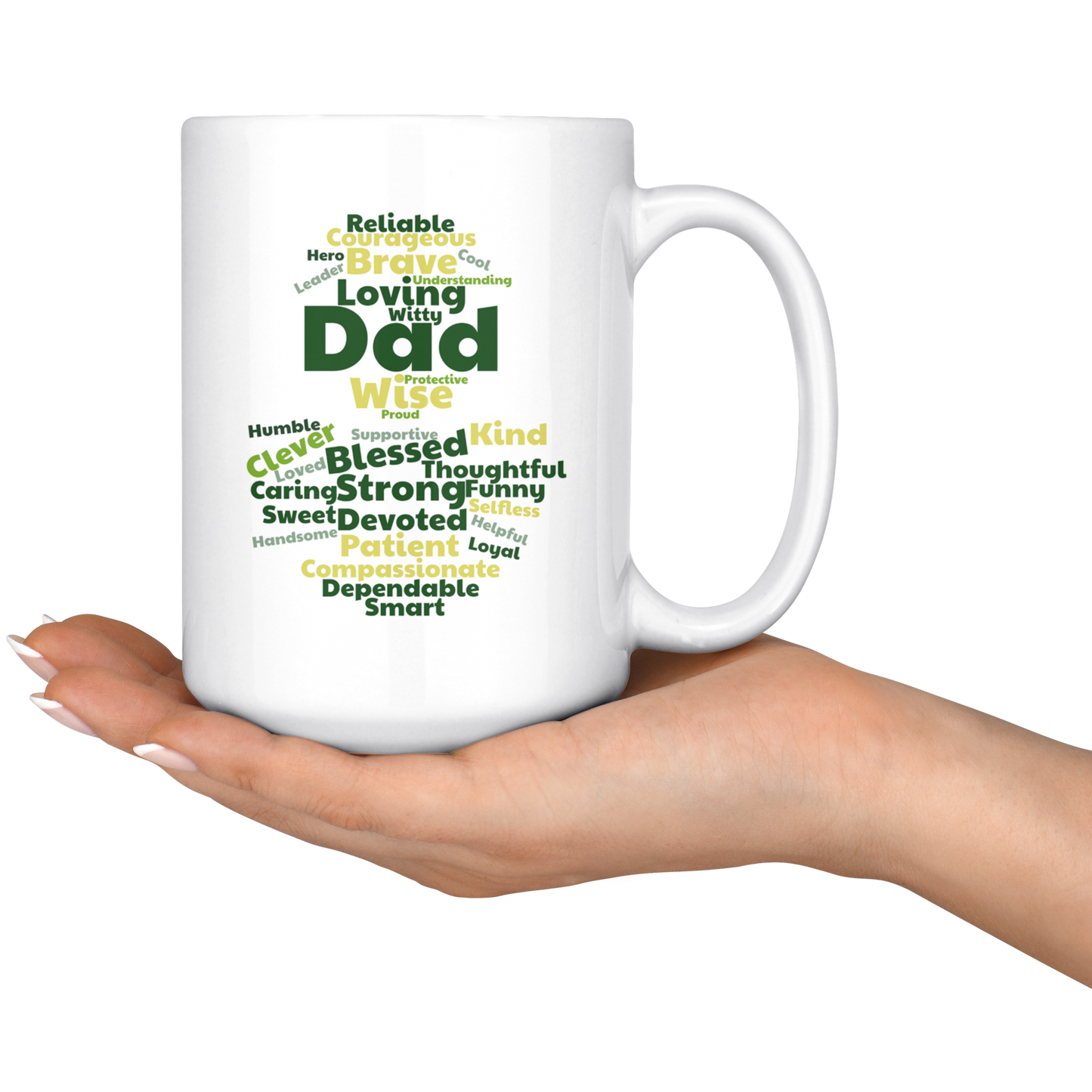 Dad Mug - 'Still Growing' - Makes a great gift for Birthdays, Christmas, Father's Day or anytime!